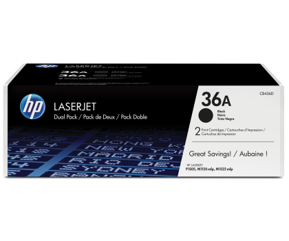 Toner HP HP 36A CB436AD Dual pack 2szt